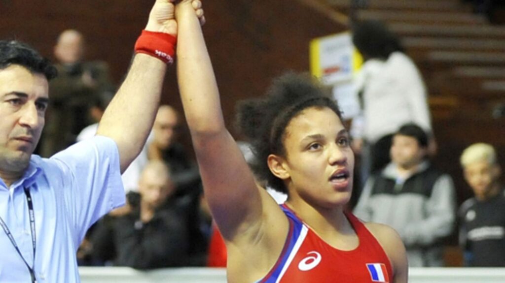 Koumba Larroque, world junior wrestling champion