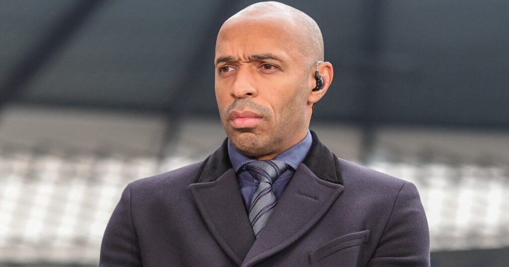 Man United, Thierry Henry's violent charge