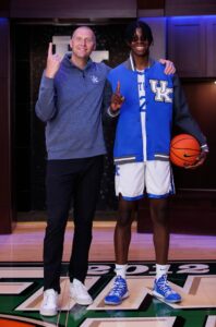 Caleb Wilson UK basketball visit