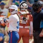 Florida-outfielder-Korbe-Otis-33_University-of-Florida-Gators-Softball-vs-Texas-Longhorns_0088-1